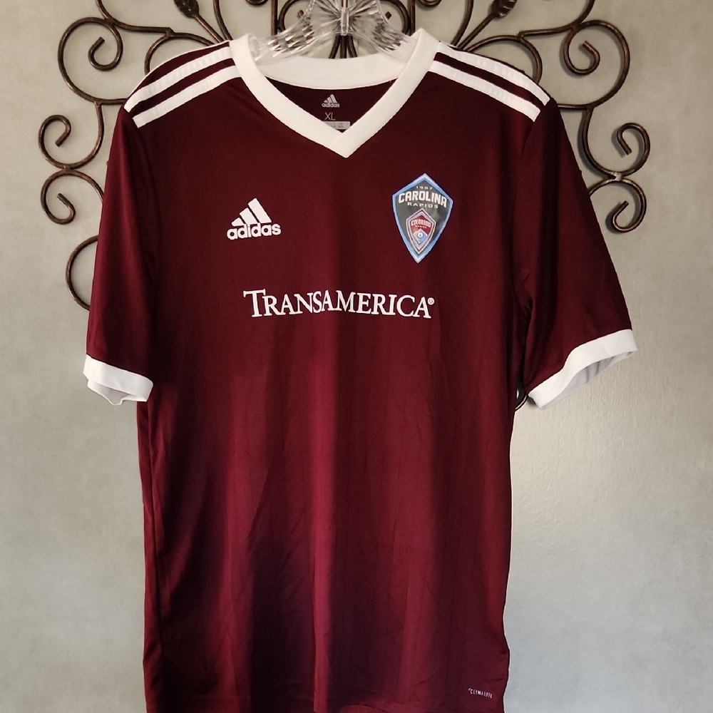 Adidas Maroon Soccer Jersey